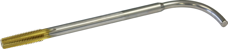 Nut taps with bent shank Nut taps with bent shank